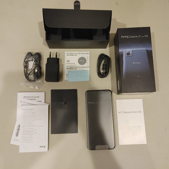 HTC Desire 21 pro 128GB + 8GB RAM shade blue factory unlocked 5G GSM - Picture 3 of 9